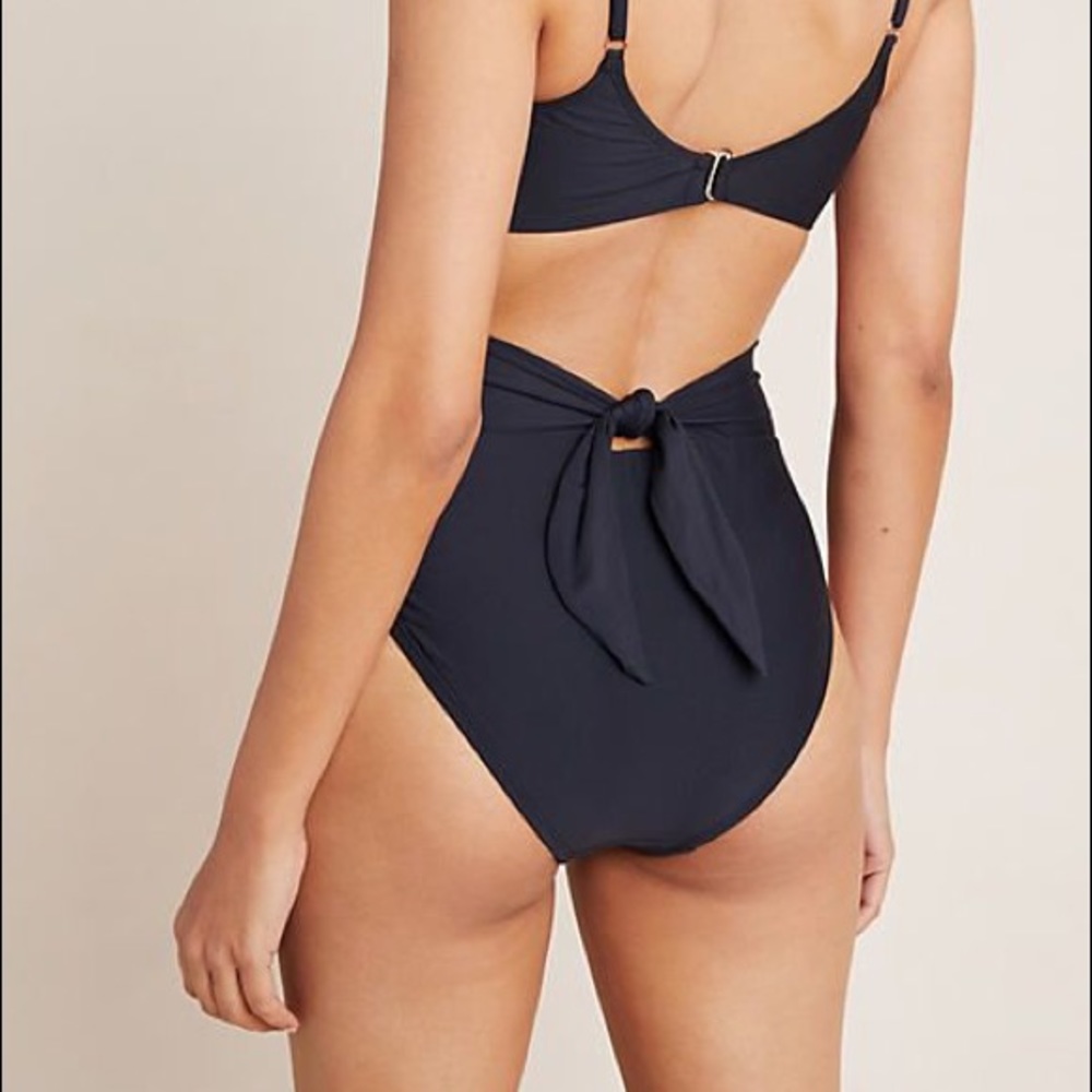 Anthropologie Charlie Tie-Back Bikini Bottoms NWT
